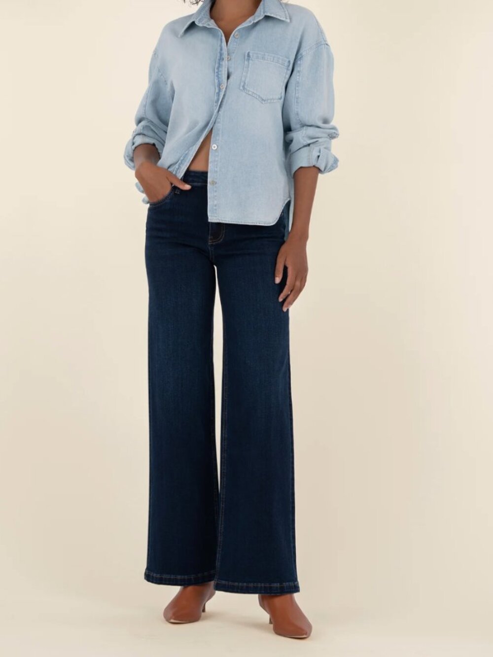 Kut from the Kloth Jean Wide Leg SZ 14